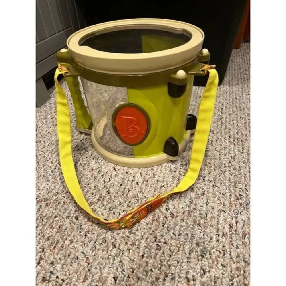 B music set‎ green drum purple tambourine